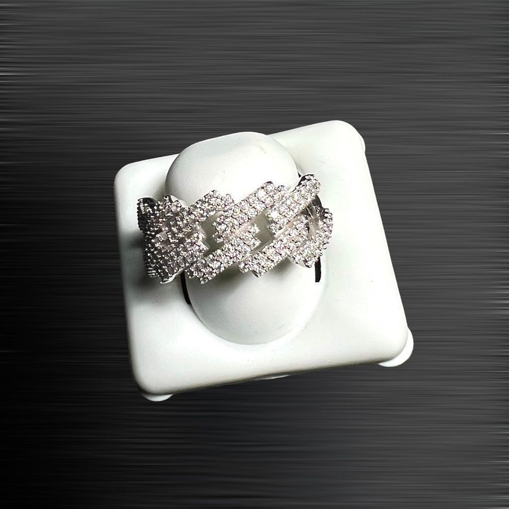 Men’s Luxurious Moissanite Ring in 925 Sterling Silver - 0.992 ctw, VVS Clarity,